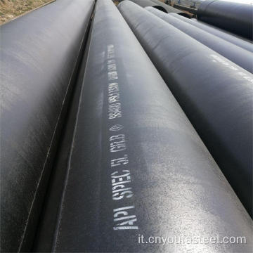 API 5L Carbon ERW Welded Round Steel Pipe